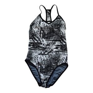 Champion Black and White One Piece Swimwear size Large women’s